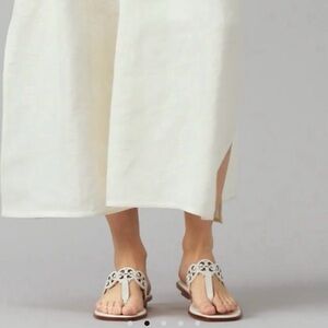 Tory Burch New Ivory TINY MILLER THONG sandals
